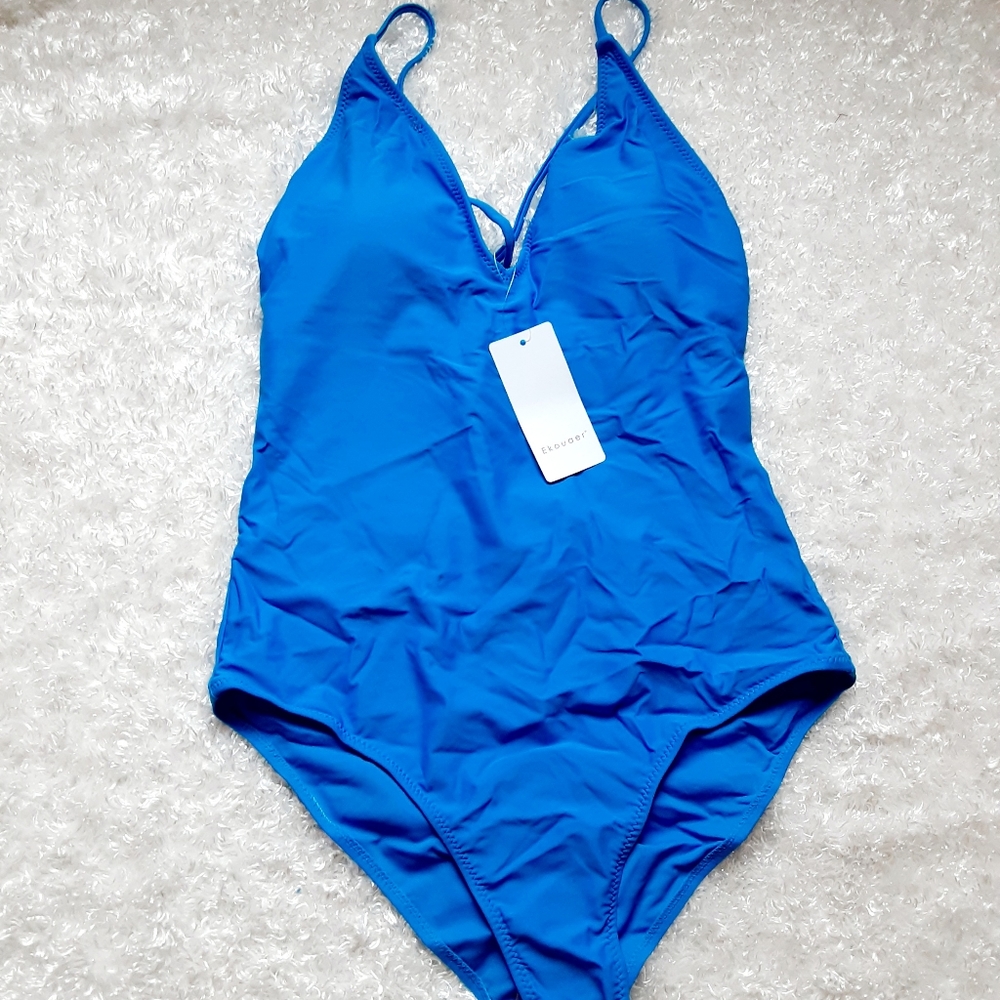 One piece blue Swimsuit New with tags